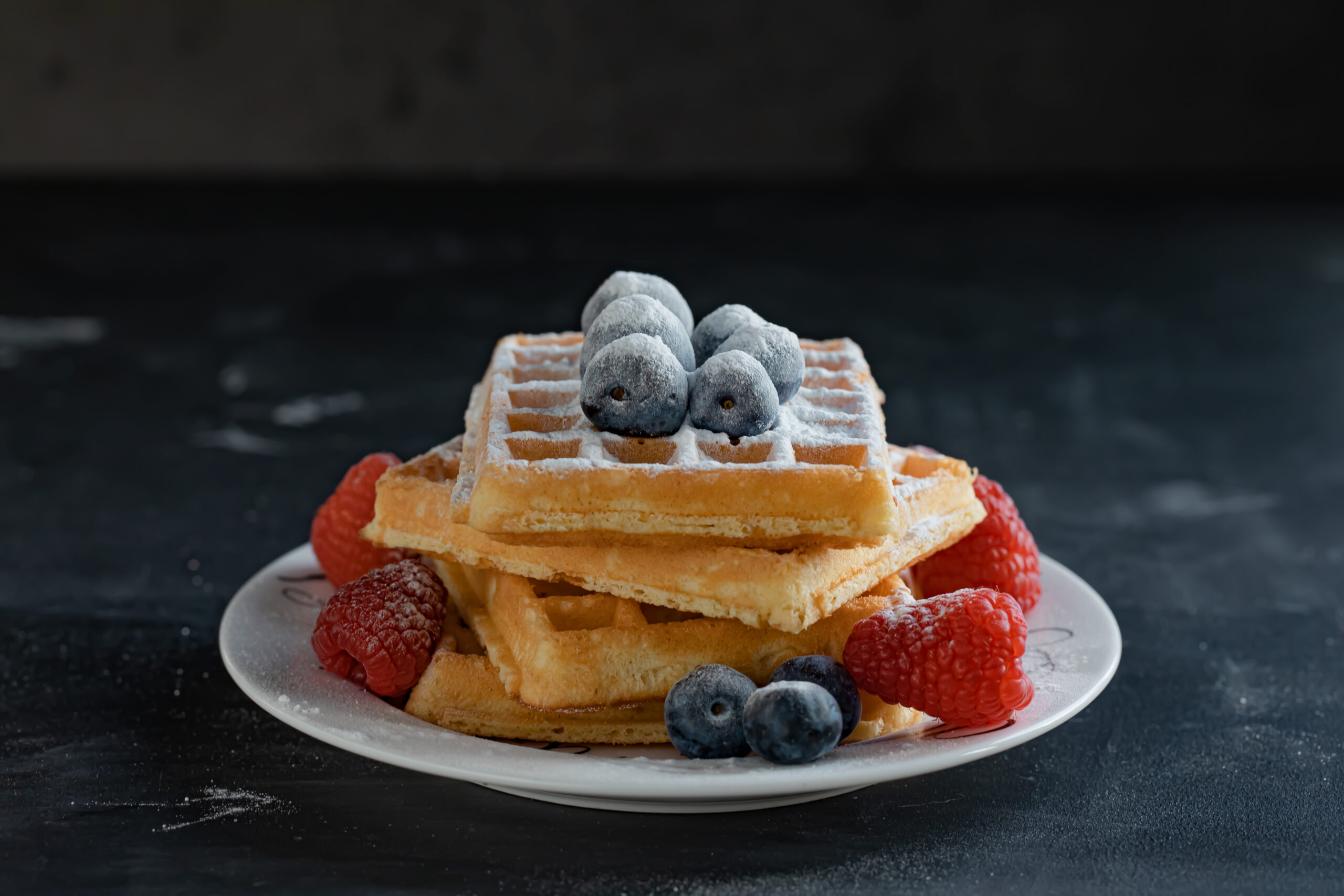foodfotografie, eten, wafels, fruit, studiofotografie, studiofotograaf, Rotterdam, Delft, Den Haag, eten, styling, props